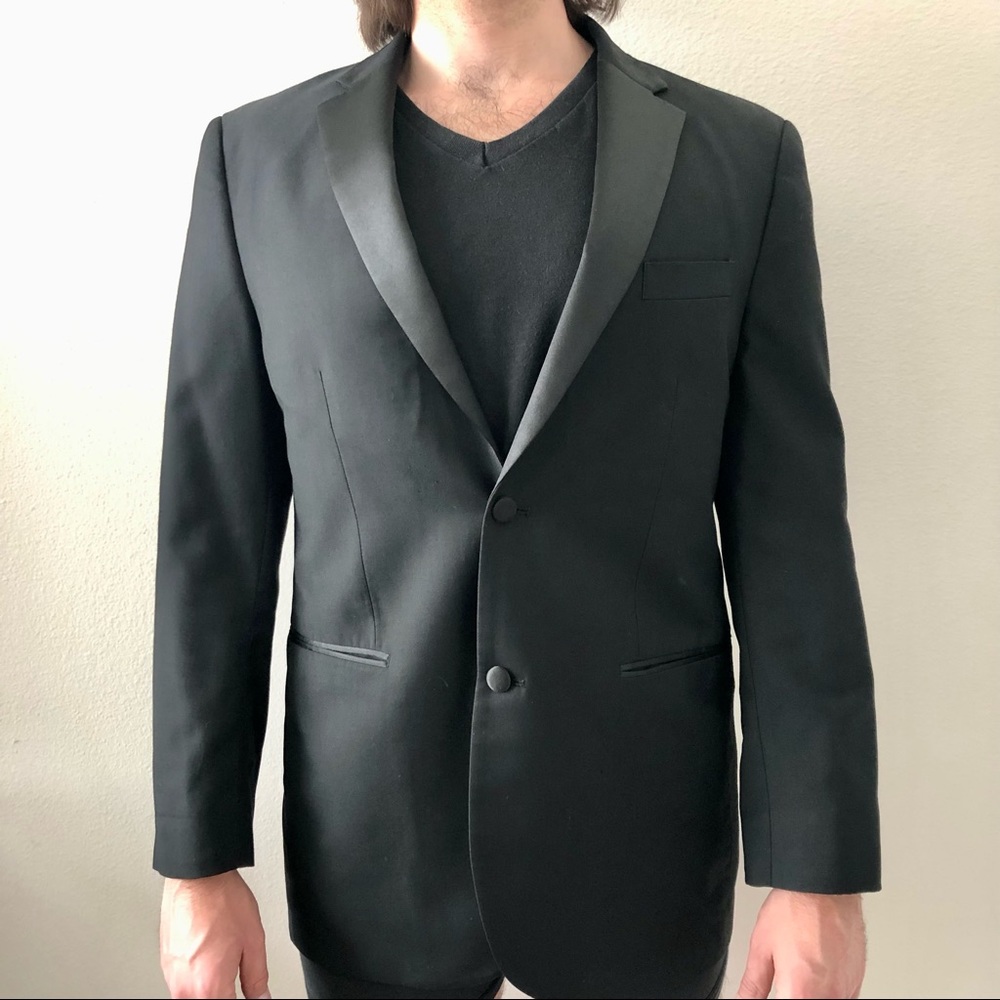 Georgio Fiorelli Black Men’s Tuxedo Jacket - 40R